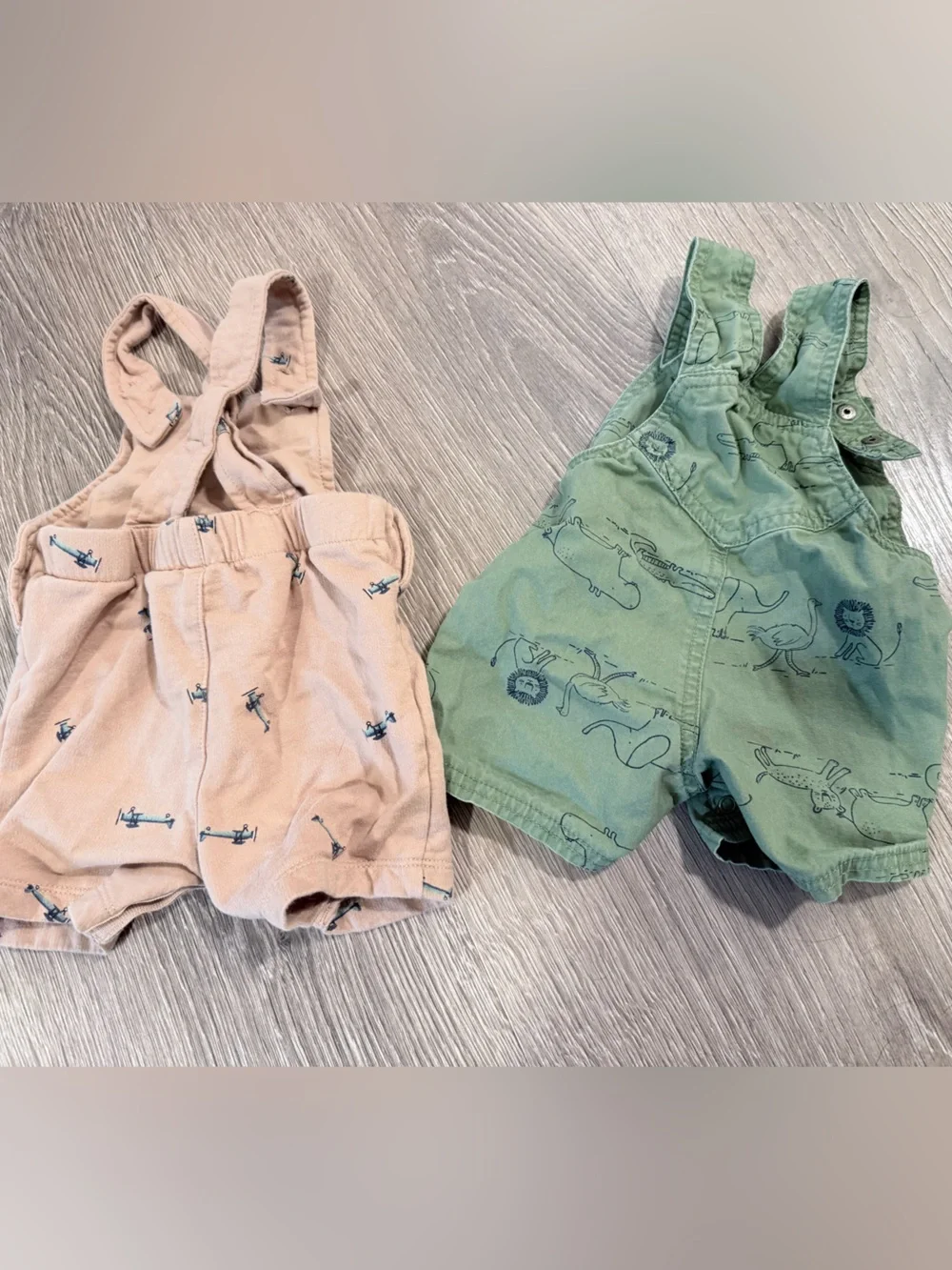 Baby Overalls Romper Two-Pack Bundle